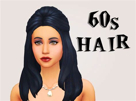 Let Them Eat Burnt Waffles Sims 4 Characters 60s Hair Sims