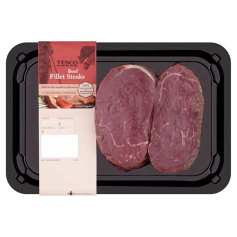 T 2 Beef Fillet Steak Tesco Groceries