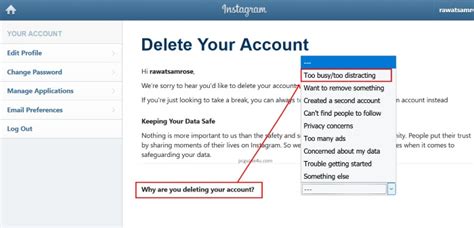 Instagram is owned by facebook, aka mark zuckerberg, and both platforms have a huge problem with scams, data privacy, and allow. Delete Instagram Account Permanently by Using Browser or ...