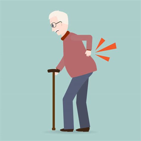 Old Man Back Pain Illustrations Royalty Free Vector Graphics And Clip