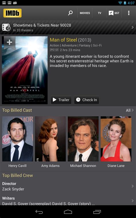 Imdb App Updated To V33 With Movie Ticket Purchasing A Much Improved