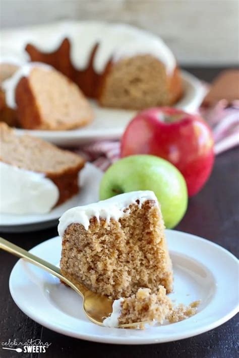Apple Bundt Cake With Cream Cheese Frosting