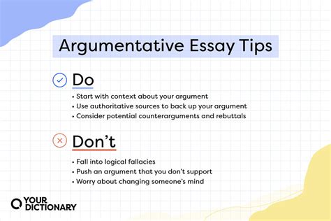 How To Write A Compelling Argumentative Essay Expert Tips And Guide Yourdictionary