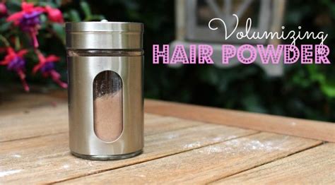 These contain volumizing ingredients, polymers, panthenol, vitamin e and the likes. DIY Volumizing Powder | Loepsie | Hair powder, Hair volume ...