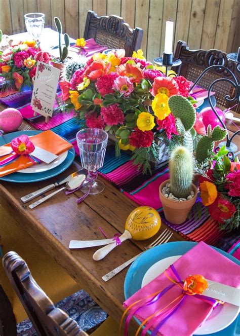 Your Guide To Festive Mexican Inspired Table Styling Mexican Fiesta Party Fiesta Party