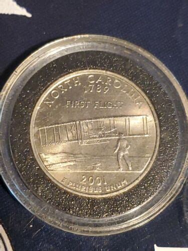 2001 D 1789 First Flight North Carolina Quarter Dollar Coin Ebay
