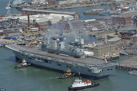 Hms Illustrious Sails Into Home Port For Last Time Before She Is