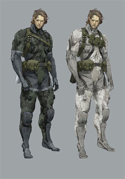 Metal Gear Online 3 Sneaking Suit Concept Art Rmetalgearsolid