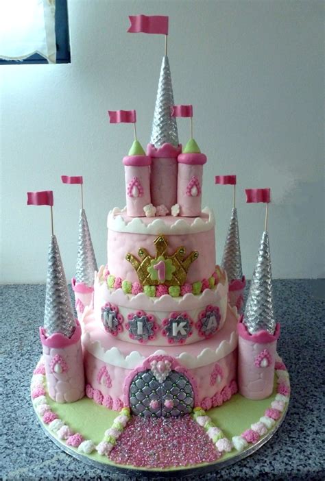 30th birthday cake with 7 candles. Rabbit Princess Castle - CakeCentral.com