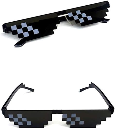 Magik Thug Life Glasses Sunglasses Mlg Shades Eyewear 8 Bit Pixel Unisex Meme Cool Mosaic