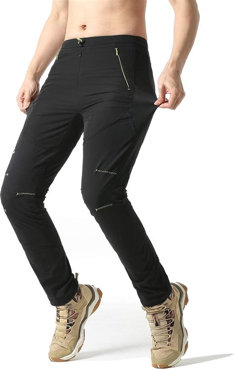 p t pectnk mens elastic quick drying lightweight slim fit hiking casual pants