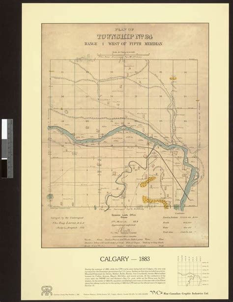 Historic Maps Of Calgary Map Calgary Historical