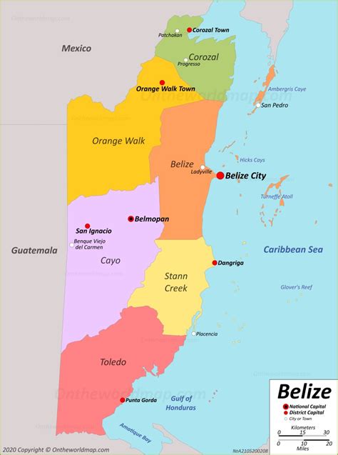 Belize Map Detailed Maps Of Belize