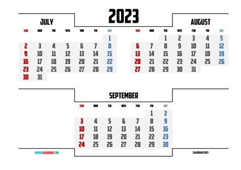Editable Printable September 2023 Calendar 3 Month Ca