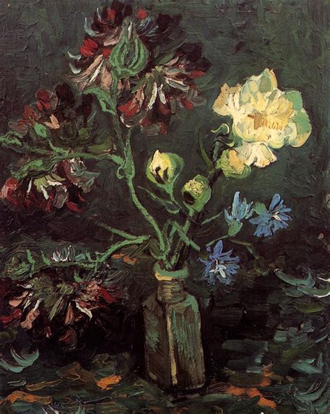 In 1886 and 1887, van gogh began incorporating the flowers into his work. ART & ARTISTS: Vincent van Gogh - Flowers part 1