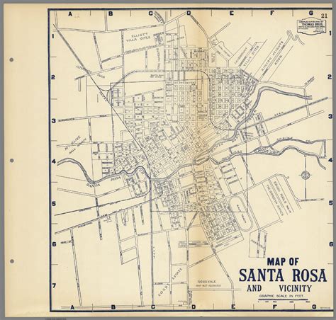 Map Of Santa Rosa And Vicinity Thomas Bros Free Download Borrow And Streaming Internet
