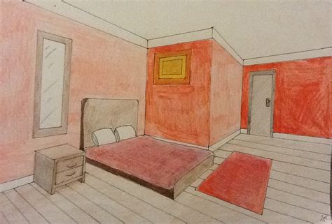 A Room Drawn With Two Point Perspective By Alexcliffy92 On Deviantart