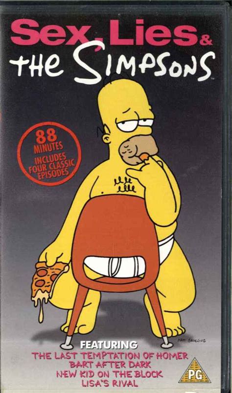 Sex Lies And The Simpsons 4 Episodes Vhs Video Tape Ebay