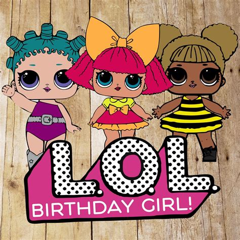 Group Of Lol Dolls With Logo Lol Surprise Doll Svg Jpeg High Definit