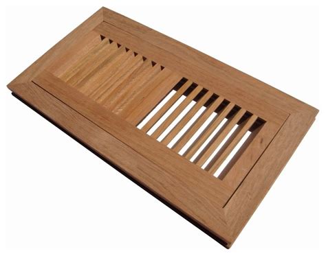 These are designed to be used when you lay a new wood floor. Welland Flush Mount Wood Floor Vent Register Unfinished w ...