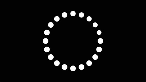 circle made dots animation วดโอสตอก ปลอดคาลขสทธ 100