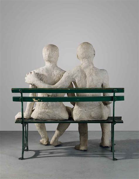George Segal 1924 2000 Lovers On A Bench Christies