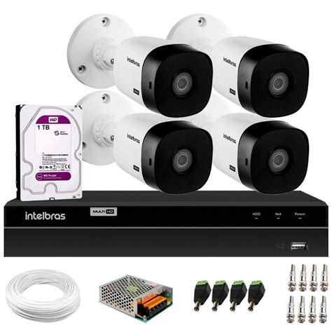 Kit C Meras Seguran A Vhl B Dvr Mhdx Kabum