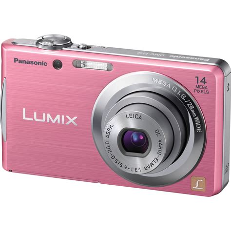 Panasonic Lumix Dmc Fh2 Digital Camera Pink Dmc Fh2p Bandh Photo