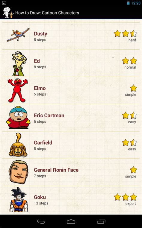 How To Draw Cartoon Characters Uk Appstore For Android