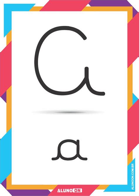 Alfabeto Ilustrado Com Letra Maiuscula Minuscula E Cursiva Desenhos Ef9 Otosection