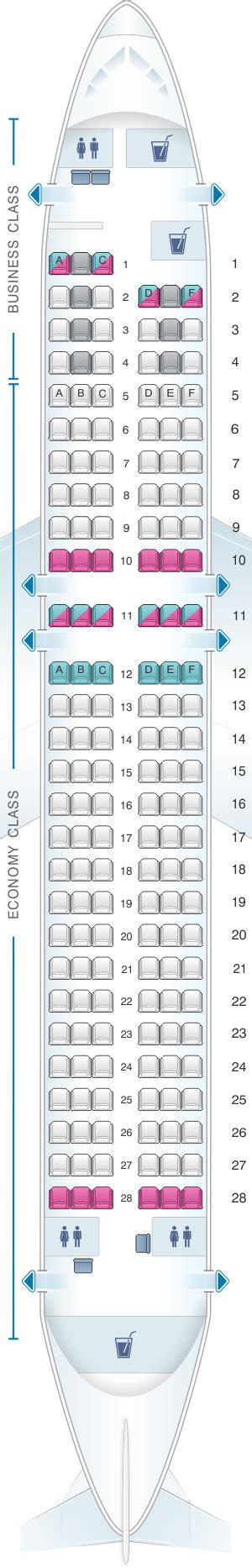 Plan De Cabine Finnair Airbus A320 Seatmaestrofr