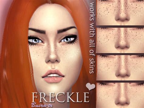 Freckles Cc Sims 4 Slnimfa