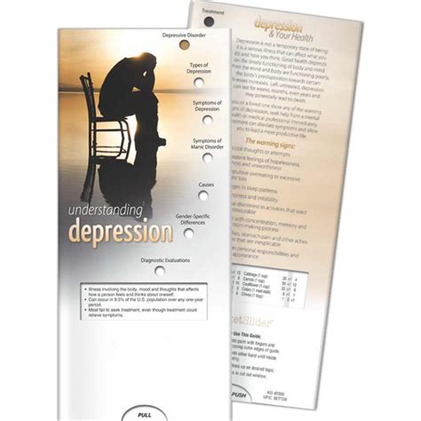 Custom Printed Understanding Depression Slide Chart