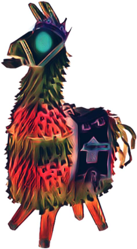 Fortnite Llama Black And White Free Transparent Png Download Pngkey