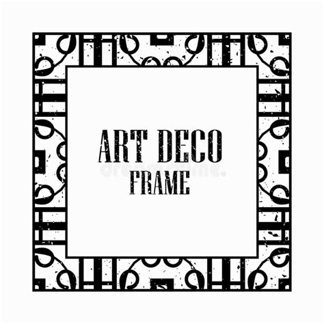 Art Deco Vintage Frame Stock Vector Illustration Of Luxury 135477025