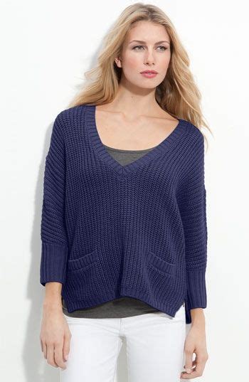 Caslon V Neck Shaker Stitch Sweater Nordstrom Stylesays Sweater