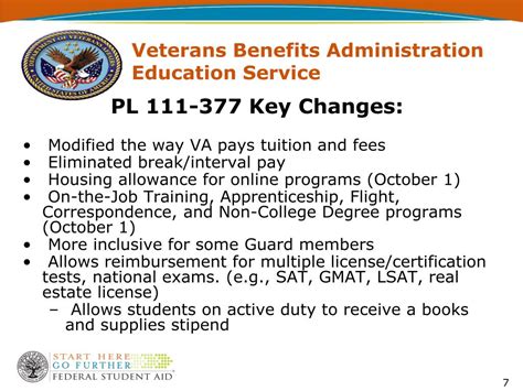 Ppt Va Education Benefit Programs And Resources For Students Barrett
