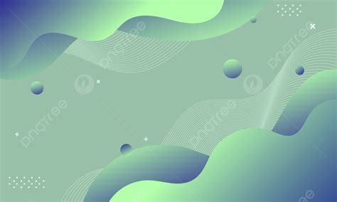 Green Gradient Waves Abstract Banner Template Fluid Background