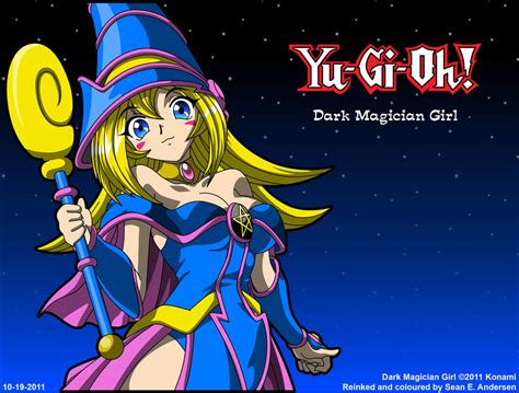 Dark Magician Girl Wallpaper By Therealsneakers On Deviantart