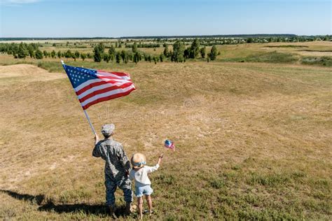 Patriotic Child Stock Photo Image Of Child United Feminine 479954