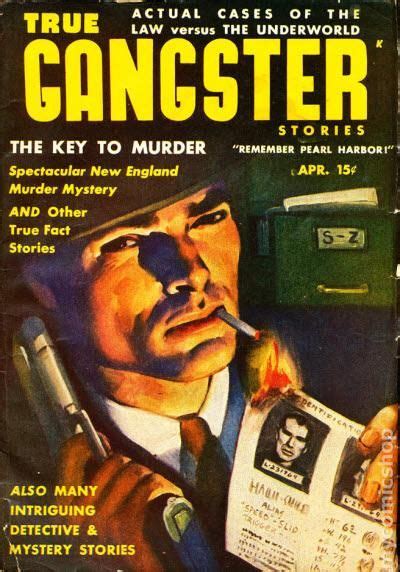 True Gangster Stories 1942 Columbia Pulp 2nd Series Comic Books