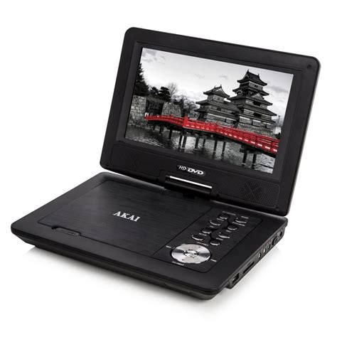 Akai A51006 Multi Region Portable 10 Inch Dvd Player With Sd Card