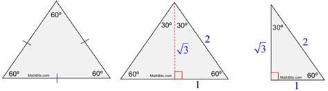 Not only that, the right angle of a right triangle is always the largest angle—using property 1 again, the other two angles will have to. Special Right Triangle 30-60-90 - MathBitsNotebook(Geo ...