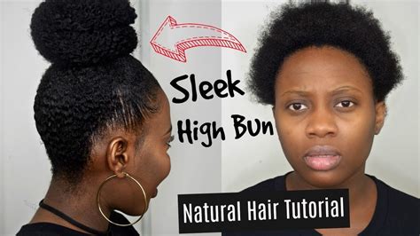 It works for anything from a quick run to the grocery store to your cousin's wedding. Super Easy Protective Style | High Bun On Short Natural ...