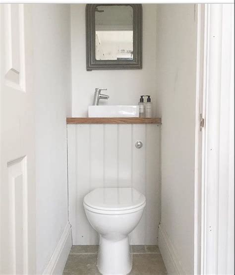 A Tiny Downstairs Cloakroom Made By Extending An Under Stairs Cupboard