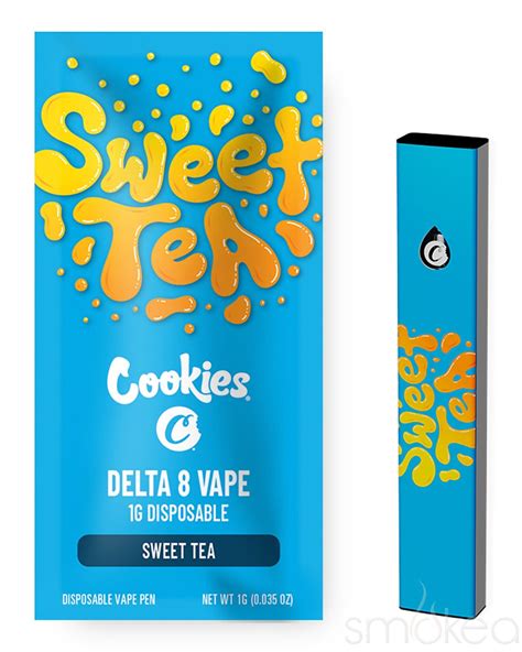 Cookies 1g Delta 8 Disposable Vape Sweet Tea Smokea