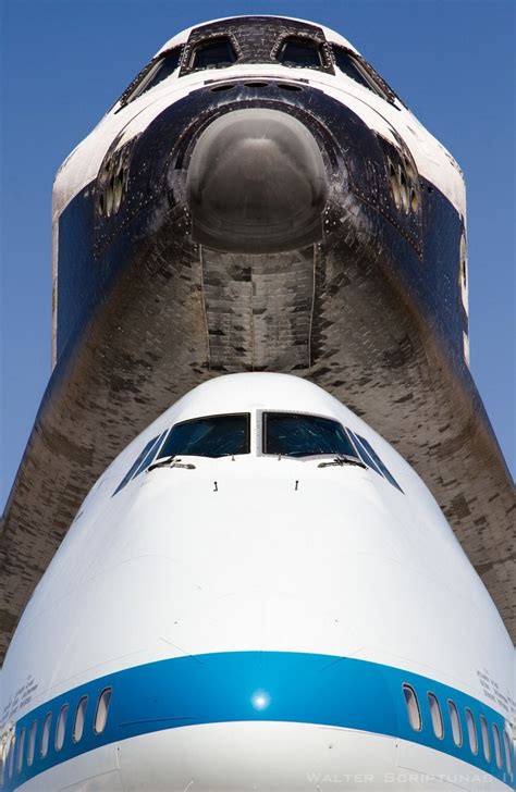 Space Shuttle Endeavour Atop Its 747 Carrier Aircraft In 2012 Raviation