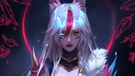 Xayah Blood Moon Lol League Of Legends Game Art 4k Pc Hd Wallpaper