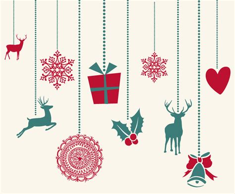 Christmas Elements Sling Vector Free Vector Graphic Download
