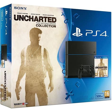 Playstation 4 500gb Zwart Uncharted The Nathan Drake Collection
